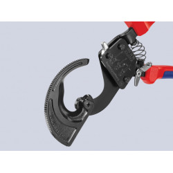 Knipex 95 31 250 Ratchet Action Cable Cutter Multi-Component Grip 250mm