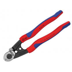 Knipex 95 62 190 SB 95 62 190 Wire Rope/Bowden Cable Cutters Multi-Component Grip 190mm