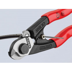 Knipex 95 61 190 SB 95 61 190 Wire Rope/Bowden Cable Cutter Plastic Coated Grip 190mm