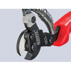 Knipex 95 62 160 SB 95 62 160 Wire Rope Cutters Multi-Component Grip 160mm