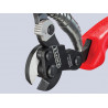 Knipex 95 62 160 SB 95 62 160 Wire Rope Cutters Multi-Component Grip 160mm