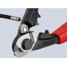 Knipex 95 62 190 SB 95 62 190 Wire Rope/Bowden Cable Cutters Multi-Component Grip 190mm