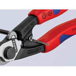 Knipex 95 62 190 SB 95 62 190 Wire Rope/Bowden Cable Cutters Multi-Component Grip 190mm