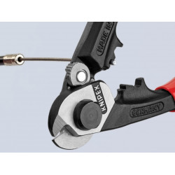 Knipex 95 61 190 SB 95 61 190 Wire Rope/Bowden Cable Cutter Plastic Coated Grip 190mm