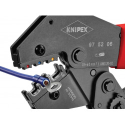 Knipex 97 52 06 SB 97 52 06 Crimping Lever Pliers for Insulated Terminals & Plug Connectors