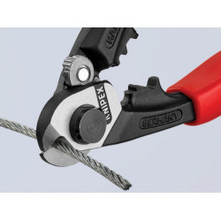 Knipex 95 62 190 SB 95 62 190 Wire Rope/Bowden Cable Cutters Multi-Component Grip 190mm