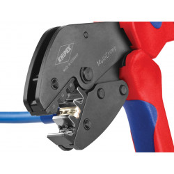 Knipex 97 33 02 MultiCrimp® Crimping Pliers with 5 Quick Change Cartridges