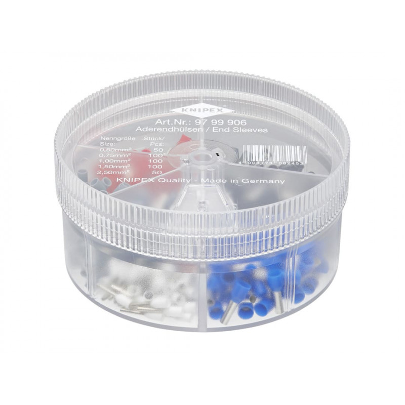Knipex 97 99 906 Bootlace Ferrule Kit, 400 Piece Knipex 97 99 906 Bootlace Ferrule Kit, 400 Piece