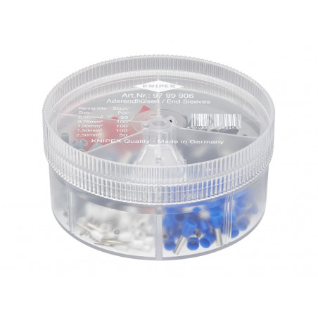Knipex 97 99 906 Bootlace Ferrule Kit, 400 Piece