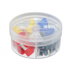 Knipex 97 99 909 Insulated Twin Wire Ferrules Assortment Box, 45 Piece