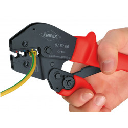 Knipex 97 52 06 SB 97 52 06 Crimping Lever Pliers for Insulated Terminals & Plug Connectors