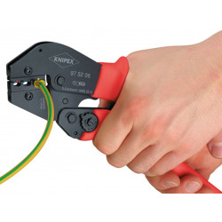 Knipex 97 52 06 SB 97 52 06 Crimping Lever Pliers for Insulated Terminals & Plug Connectors