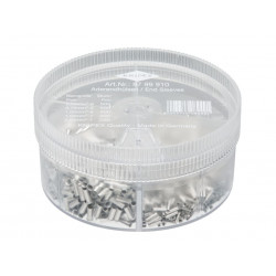 Knipex 97 99 910 Non-Insulated Wire Ferrules Assortment Box, 1,900 Piece