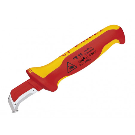 Knipex 98 55 VDE Stripping Knife 180mm