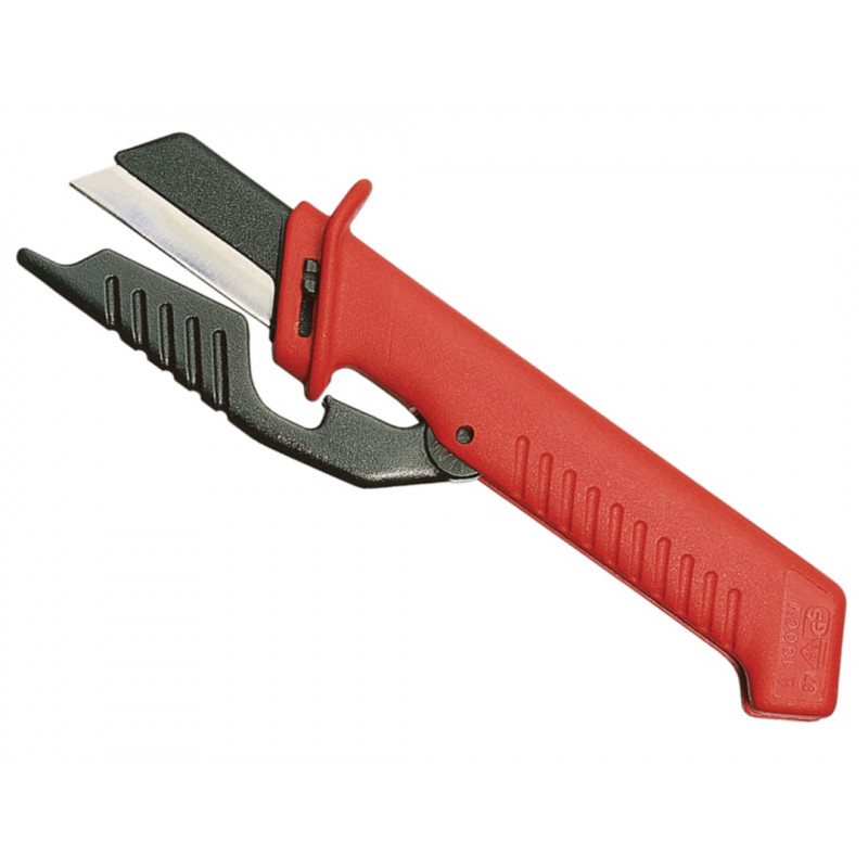 Knipex 98 56 SB Cable Knife with Hinged Blade Guard Knipex 98 56 SB Cable Knife with Hinged Blade Guard
