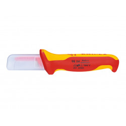 Knipex 98 54 VDE Cable Knife (Back of Blade Insulated)