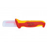 Knipex 98 54 VDE Cable Knife (Back of Blade Insulated)