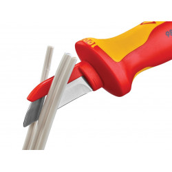 Knipex 98 54 VDE Cable Knife (Back of Blade Insulated)