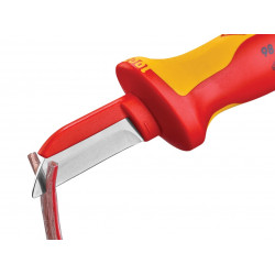Knipex 98 54 VDE Cable Knife (Back of Blade Insulated)
