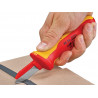 Knipex 98 54 VDE Cable Knife (Back of Blade Insulated)