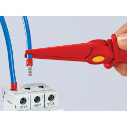 Knipex 98 62 02 Long Nose Plastic Insulated Pliers 220mm
