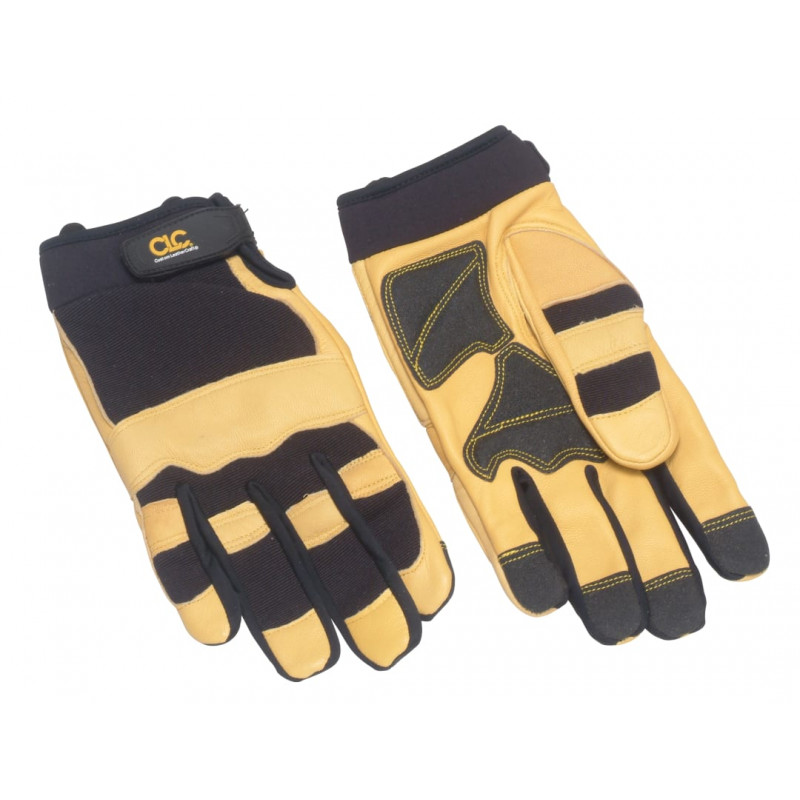 Kuny's 275L Hybrid-275 Top Grain Leather Neoprene Cuff Gloves - Large Kuny's 275L Hybrid-275 Top Grain Leather Neoprene Cuff Gloves - Large