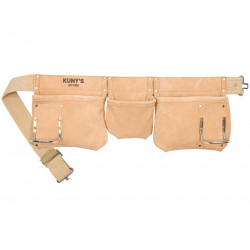 Kuny's AP1300 AP-1300 Carpenter's Apron 5 Pocket Suede Leather