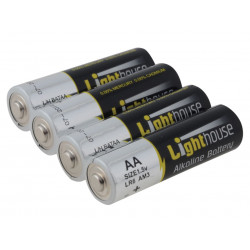 Lighthouse LR6 AA Alkaline Batteries 2400 mAh (Pack 4)
