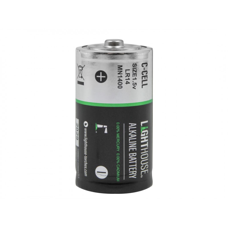 Lighthouse LR14 C Alkaline Batteries 6200 mAh (Pack 2) Lighthouse LR14 C Alkaline Batteries 6200 mAh (Pack 2)