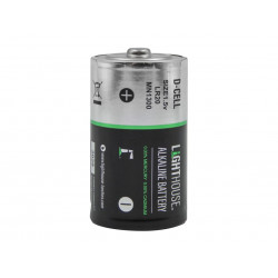 Lighthouse LR20 D Alkaline Batteries 14800 mAh (Pack 2)