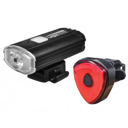 Lighthouse HL-BK4091 & 4902 Elite Rechargeable LED Bike Light Set