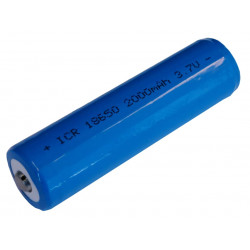 Rechargeable 18650 Li-ion Battery 3.7V 2000mAh