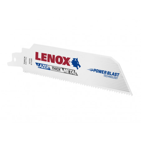 LENOX 201706110R MetalWolf Wave Edge Reciprocating Saw Blade 152 x 25 x 1.07mm 10 TPI (Pack 5)