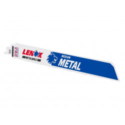 LENOX 2019012118R MetalWolf Wave Edge Reciprocating Saw Blade 305 x 25 x 1.07mm 18 TPI (Pack 5)