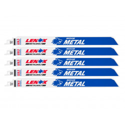 LENOX 2019012118R MetalWolf Wave Edge Reciprocating Saw Blade 305 x 25 x 1.07mm 18 TPI (Pack 5)