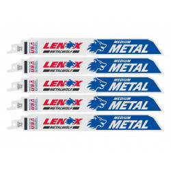 LENOX 201809118R MetalWolf Wave Edge Reciprocating Saw Blade 229 x 25 x 1.1mm 18 TPI (Pack 5)