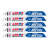 LENOX 201809118R MetalWolf Wave Edge Reciprocating Saw Blade 229 x 25 x 1.1mm 18 TPI (Pack 5)
