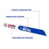 LENOX 2019012118R MetalWolf Wave Edge Reciprocating Saw Blade 305 x 25 x 1.07mm 18 TPI (Pack 5)