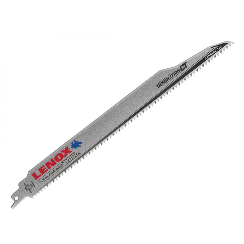 LENOX 1832146 156RCT DEMOLITION CT™ Reciprocating Saw Blade 300mm 6 TPI LENOX 1832146 156RCT DEMOLITION CT™ Reciprocating Saw Blade 300mm 6 TPI