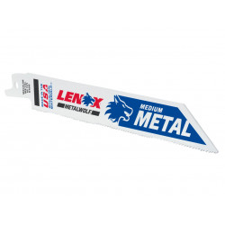 LENOX 20529B618R MetalWolf Wave Edge Reciprocating Saw Blade 152 x 19 x 0.9mm 10 TPI (Pack 25)