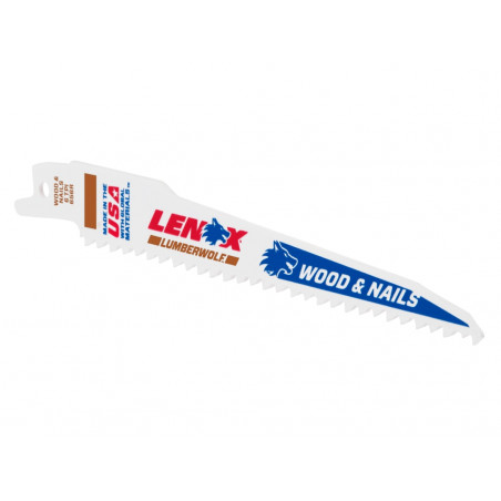 LENOX 20530B656R LumberWolf Reciprocating Saw Blade 152 x 19 x 1.3mm 6 TPI (25 Pack)