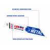 LENOX 20494B614R MetalWolf Wave Edge Reciprocating Saw Blade 152 x 19 x 0.9mm 14 TPI (Pack 25)