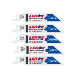 LENOX 20552418R MetalWolf Wave Edge Reciprocating Saw Blade 102 x 19 x 0.9mm 18 TPI (Pack 5)