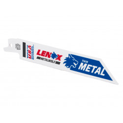 LENOX 20568624R MetalWolf Wave Edge Reciprocating Saw Blade 152 x 19 x 0.9mm 24 TPI (Pack 5)