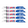 LENOX 20568624R MetalWolf Wave Edge Reciprocating Saw Blade 152 x 19 x 0.9mm 24 TPI (Pack 5)
