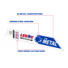 LENOX 20568624R MetalWolf Wave Edge Reciprocating Saw Blade 152 x 19 x 0.9mm 24 TPI (Pack 5)