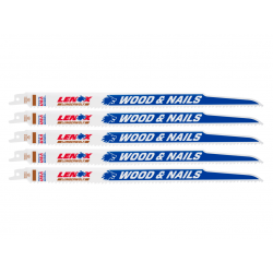 LENOX 20585156R LumberWolf Reciprocating Saw Blade 305 x 19 x 1.3mm 6 TPI (Pack 5)