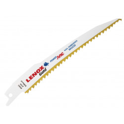 LENOX 21060656GR 656GR Gold® Wood Cutting Reciprocating Saw Blades 150mm 6 TPI (Pack 5)