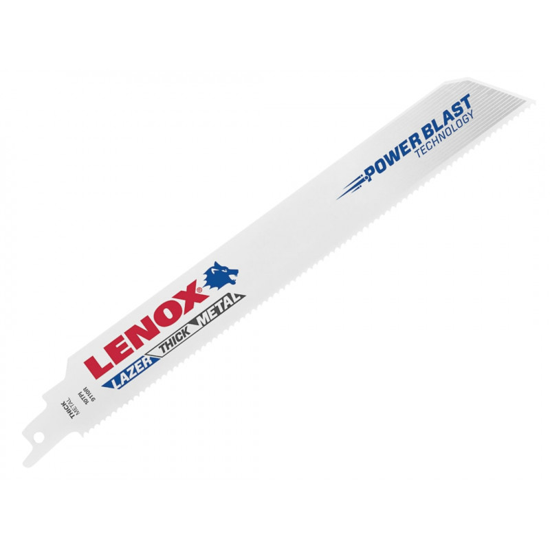 LENOX 201769110R MetalWolf Wave Edge Reciprocating Saw Blade 229 x 25 x 1.07mm (Pack 5) LENOX 201769110R MetalWolf Wave Edge Reciprocating Saw Blade 229 x 25 x 1.07mm (Pack 5)