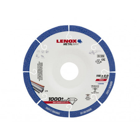 LENOX LX2044468 METALMAX™ Diamond Blade 115 x 2.0 x 22.23mm